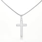 Happy Birthday Patricia - Personalized Stainless Steel Cross Necklace