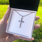 Personalized Stainless Steel Cross Necklace