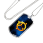 Zodiac Sign Sagittarius - Luxury Dog Tag Necklace