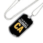 Heart In California - Luxury Dog Tag Necklace