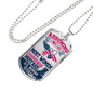 Woman Veteran - Luxury Dog Tag Necklace