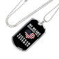 My Heart Belongs To A Vietnam Veteran - Luxury Dog Tag Necklace