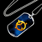 Zodiac Sign Sagittarius - Luxury Dog Tag Necklace