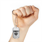 Emily v01a - Luxury Dog Tag Necklace