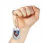 81st Airmobile Brigade (Ukraine) - Luxury Dog Tag Necklace