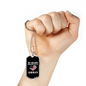 My Heart Belongs To An Airman - Luxury Dog Tag Necklace