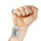 Coast Guardsman's Girlfriend - Luxury Dog Tag Necklace