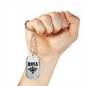 Rosa v01a - Luxury Dog Tag Necklace