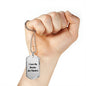 Love My Bouvier des Flandres v4 - Luxury Dog Tag Necklace