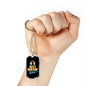 Best Buckin' Dad Ever - Luxury Dog Tag Necklace