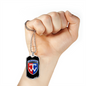 58th Motorized Infantry Brigade (Ukraine) v3 - Luxury Dog Tag Necklace