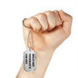 Military Veteran's Cousin - Luxury Dog Tag Necklace