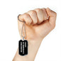 Coast Guardsman's Girlfriend v3 - Luxury Dog Tag Necklace