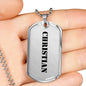 Christian - Luxury Dog Tag Necklace
