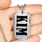 Kim v01 - Luxury Dog Tag Necklace