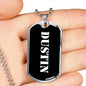 Dustin v2 - Luxury Dog Tag Necklace