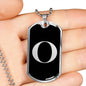 Initial O v2a - Luxury Dog Tag Necklace