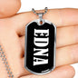 Edna v02 - Luxury Dog Tag Necklace