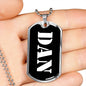 Dan v2 - Luxury Dog Tag Necklace