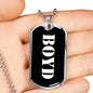 Boyd v2 - Luxury Dog Tag Necklace