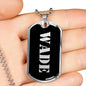Wade v3 - Luxury Dog Tag Necklace