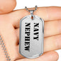 Navy Nephew - Luxury Dog Tag Necklace
