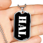 Hal v2 - Luxury Dog Tag Necklace