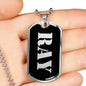 Ray v3 - Luxury Dog Tag Necklace