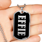 Effie v02 - Luxury Dog Tag Necklace