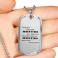 A Single Kiss v2 - Luxury Dog Tag Necklace