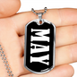 May v03 - Luxury Dog Tag Necklace