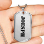 Joesph - Luxury Dog Tag Necklace
