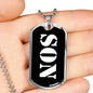 Son v2 - Luxury Dog Tag Necklace