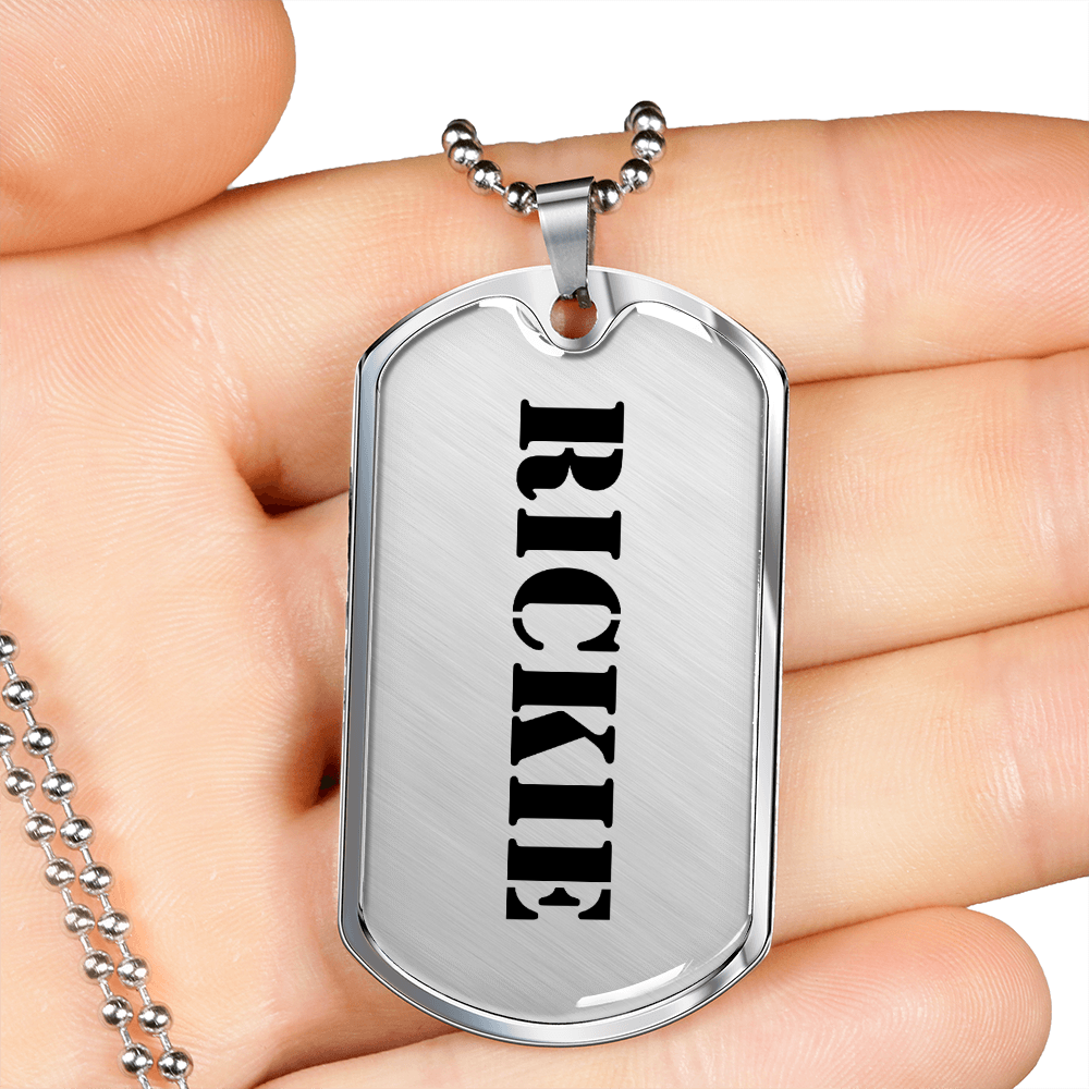 Rickie - Luxury Dog Tag Necklace