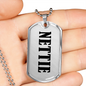 Nettie v01 - Luxury Dog Tag Necklace