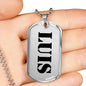 Luis - Luxury Dog Tag Necklace