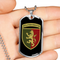 24th Mechanized Brigade (Ukraine) v3 - Luxury Dog Tag Necklace