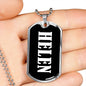 Helen v02 - Luxury Dog Tag Necklace