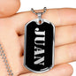 Juan v3 - Luxury Dog Tag Necklace