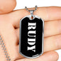 Rudy v2 - Luxury Dog Tag Necklace