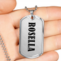 Rosella v01 - Luxury Dog Tag Necklace