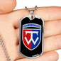 58th Motorized Infantry Brigade (Ukraine) v3 - Luxury Dog Tag Necklace