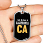 Heart In California - Luxury Dog Tag Necklace