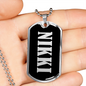 Nikki v02 - Luxury Dog Tag Necklace