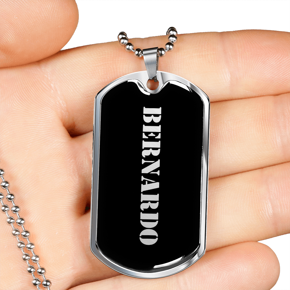 Bernardo v2 - Luxury Dog Tag Necklace