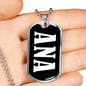 Ana v02 - Luxury Dog Tag Necklace