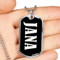 Jana v03 - Luxury Dog Tag Necklace