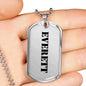 Everett - Luxury Dog Tag Necklace