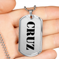 Cruz - Luxury Dog Tag Necklace