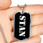 Stan v2 - Luxury Dog Tag Necklace